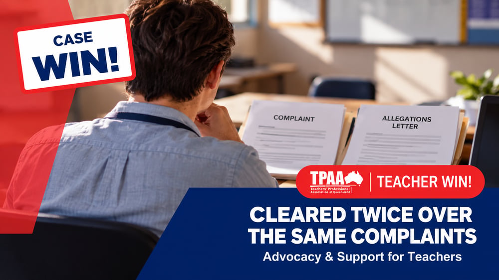 TPAQ case win: cleared twice over the same complaints